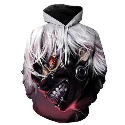 Tokyo Ghoul 3D All Over Print Hoodie, Zip Hoodie