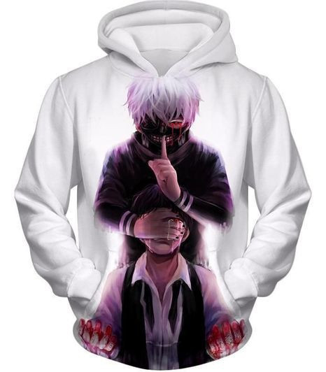 Tokyo Ghoul 3D All Over Print Hoodie, Zip Hoodie