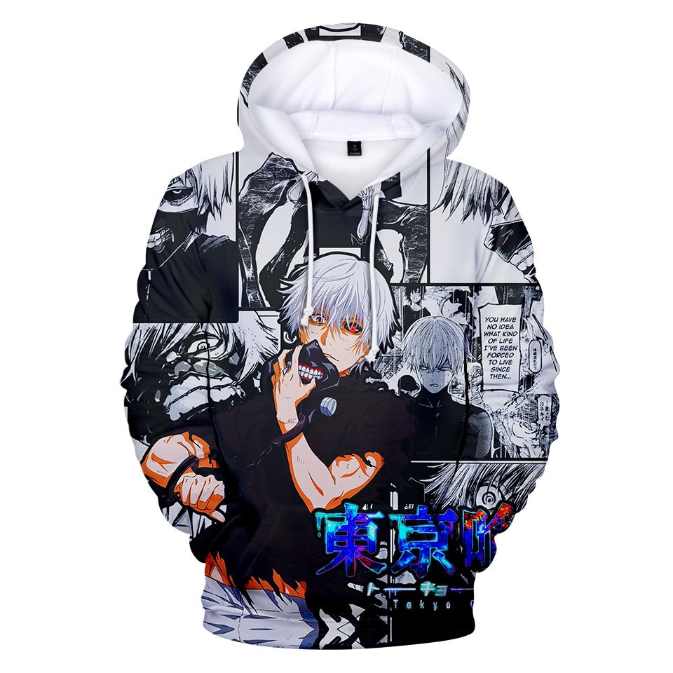 Tokyo Ghoul 3D All Over Print Hoodie, Zip Hoodie