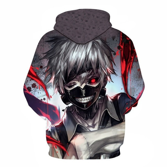 Tokyo Ghoul 3D All Over Print Hoodie, Zip Hoodie