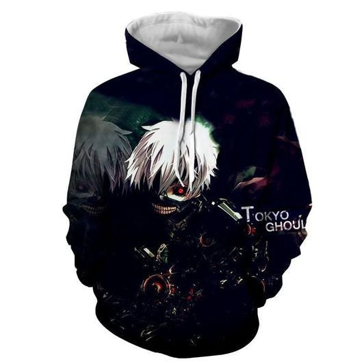 Tokyo Ghoul 3D All Over Print Hoodie, Zip Hoodie
