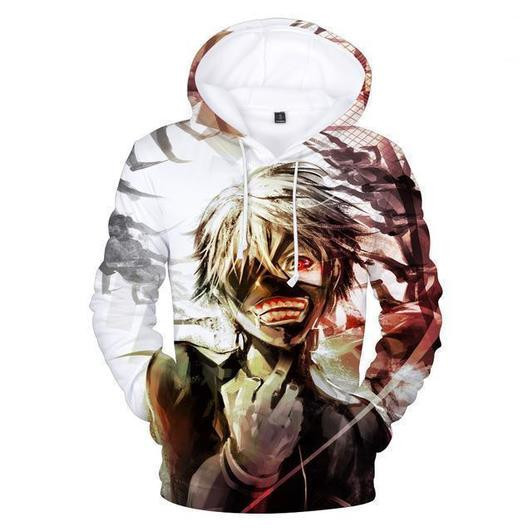 Tokyo Ghoul 3D All Over Print Hoodie, Zip Hoodie