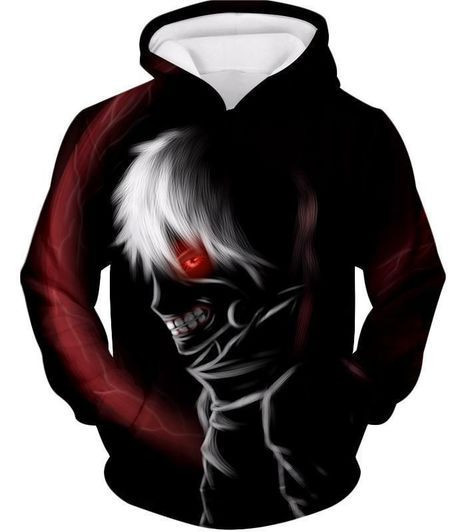 Tokyo Ghoul 3D All Over Print Hoodie, Zip Hoodie