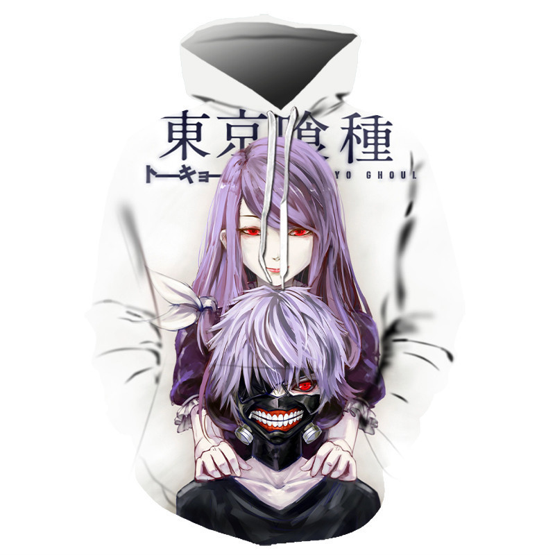 Tokyo Ghoul 3D All Over Print Hoodie, Zip Hoodie