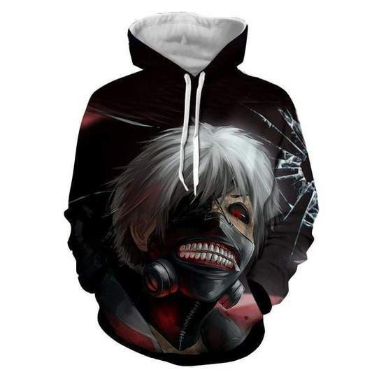 Tokyo Ghoul 3D All Over Print Hoodie, Zip Hoodie
