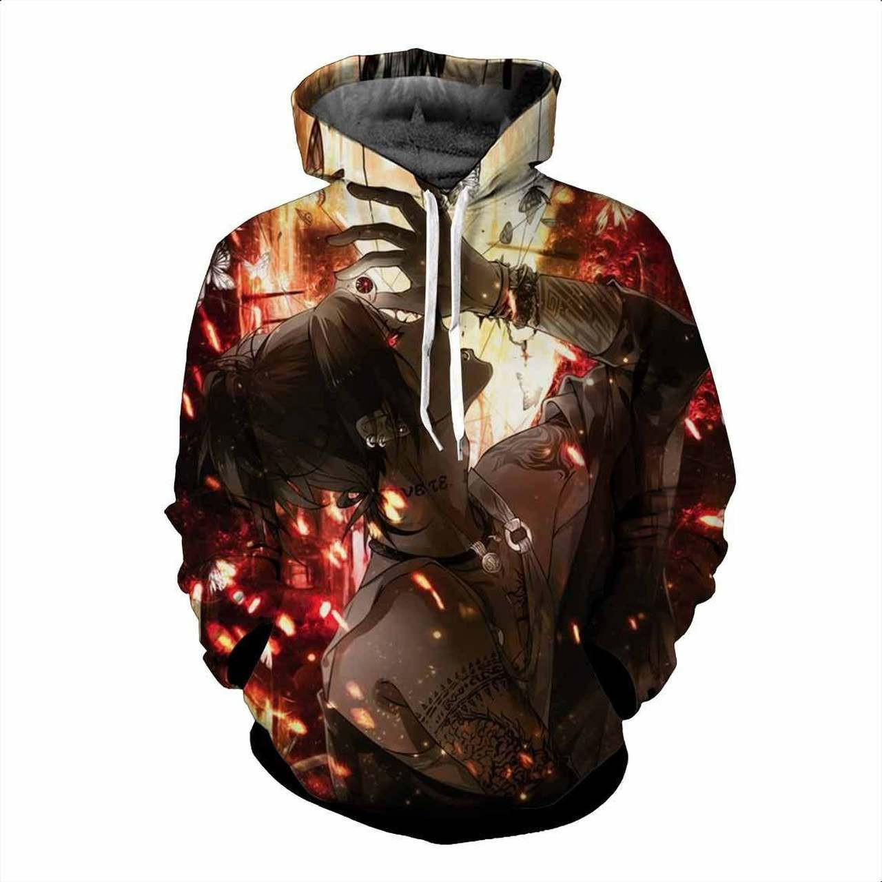 Tokyo Ghoul 3D All Over Print Hoodie, Zip Hoodie