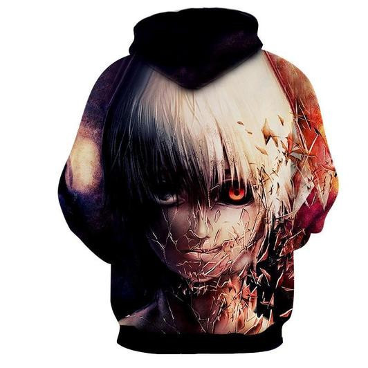 Tokyo Ghoul 3D All Over Print Hoodie, Zip Hoodie