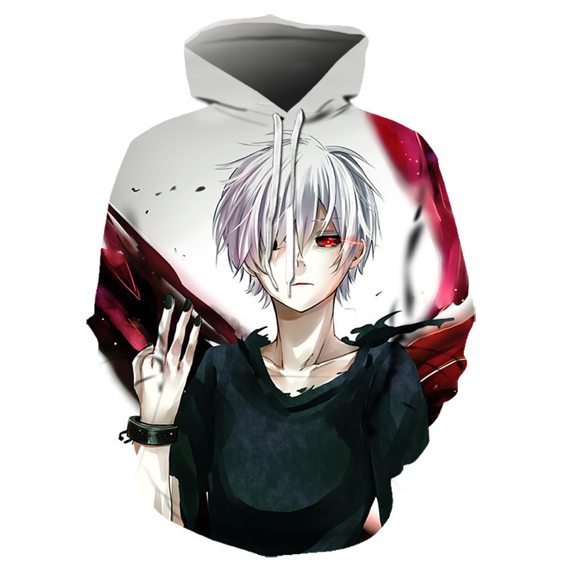 Tokyo Ghoul 3D All Over Print Hoodie, Zip Hoodie
