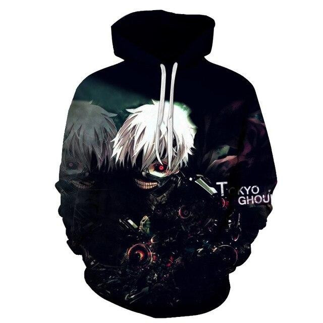 Tokyo Ghoul 3D All Over Print Hoodie, Zip Hoodie