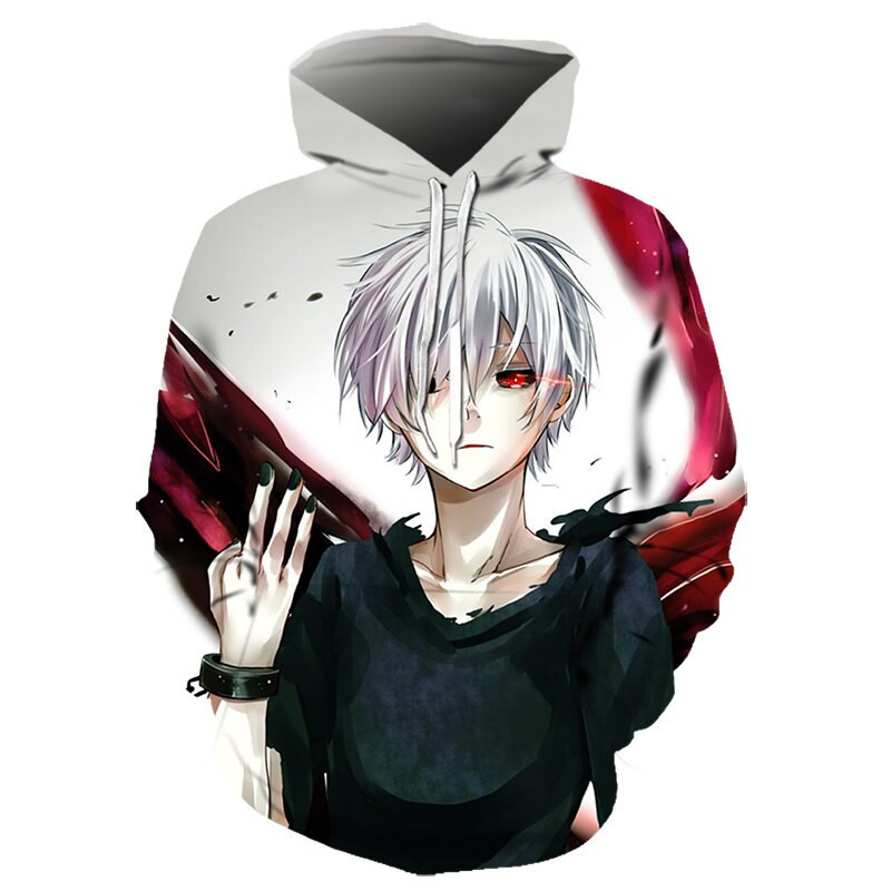 Tokyo Ghoul 3D All Over Print Hoodie, Zip Hoodie