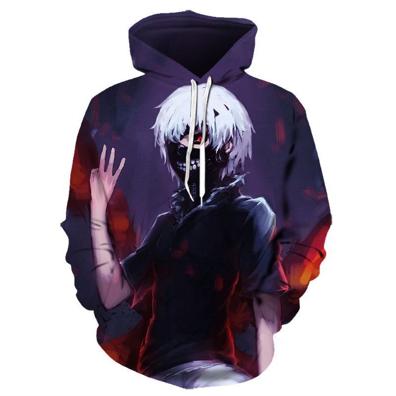 Tokyo Ghoul 3D All Over Print Hoodie, Zip Hoodie