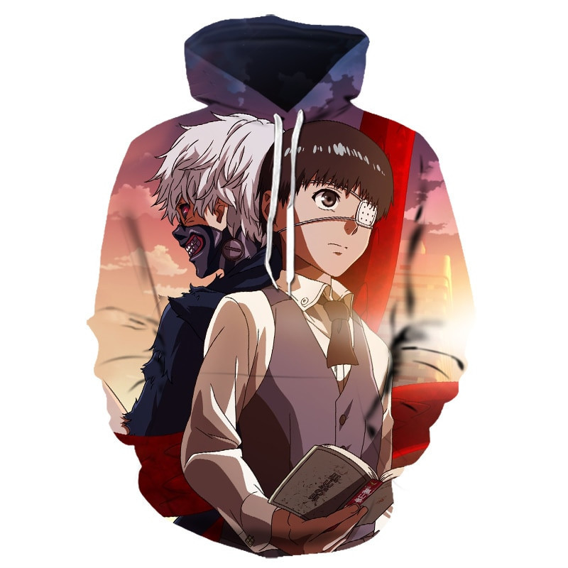 Tokyo Ghoul 3D All Over Print Hoodie, Zip Hoodie
