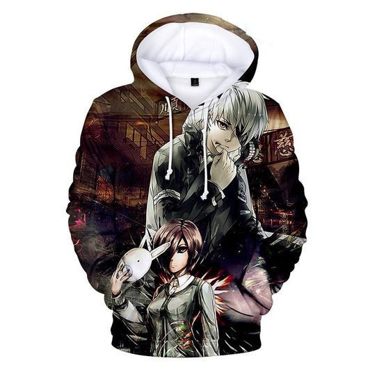 Tokyo Ghoul 3D All Over Print Hoodie, Zip Hoodie