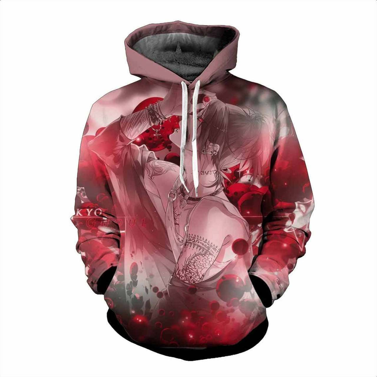 Tokyo Ghoul 3D All Over Print Hoodie, Zip Hoodie