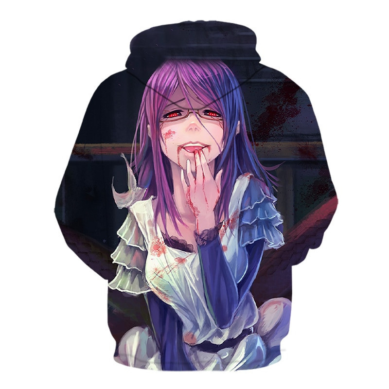Tokyo Ghoul 3D All Over Print Hoodie, Zip Hoodie