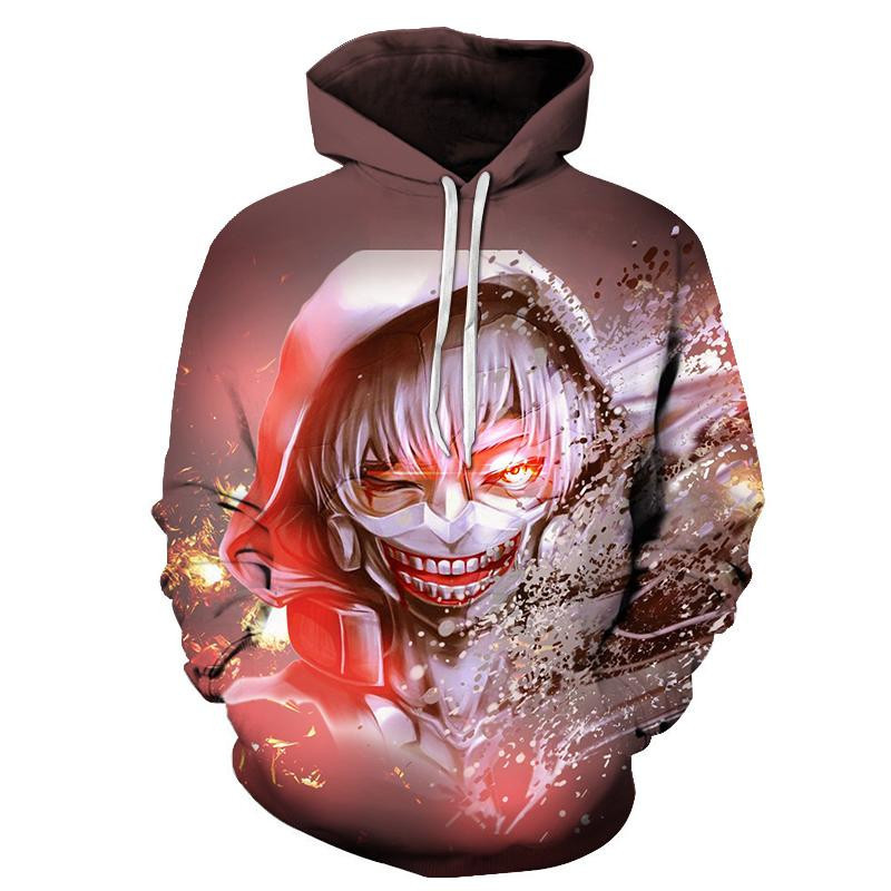 Tokyo Ghoul 3D All Over Print Hoodie, Zip Hoodie