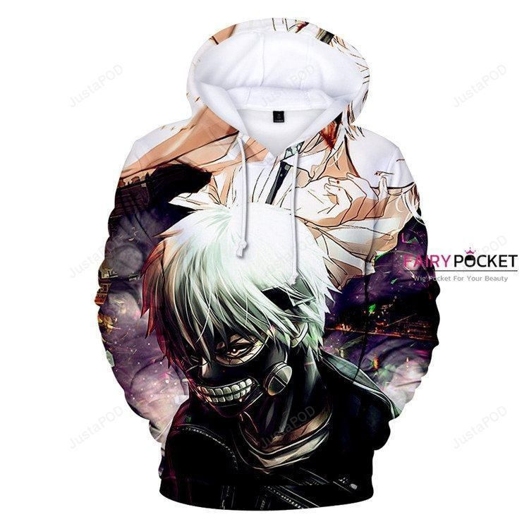 Tokyo Ghoul Ken Kaneki Juuzou Suzuya 3D All Over Print Hoodie, Zip Hoodie