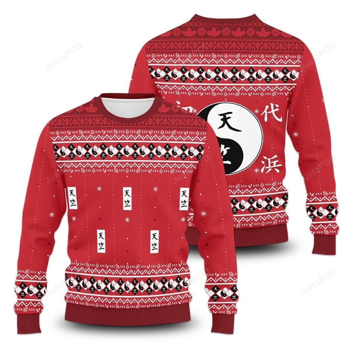 Tokyo Revengers Tenjiku Ugly Christmas Sweater Adult 3D Funny Matching for family
