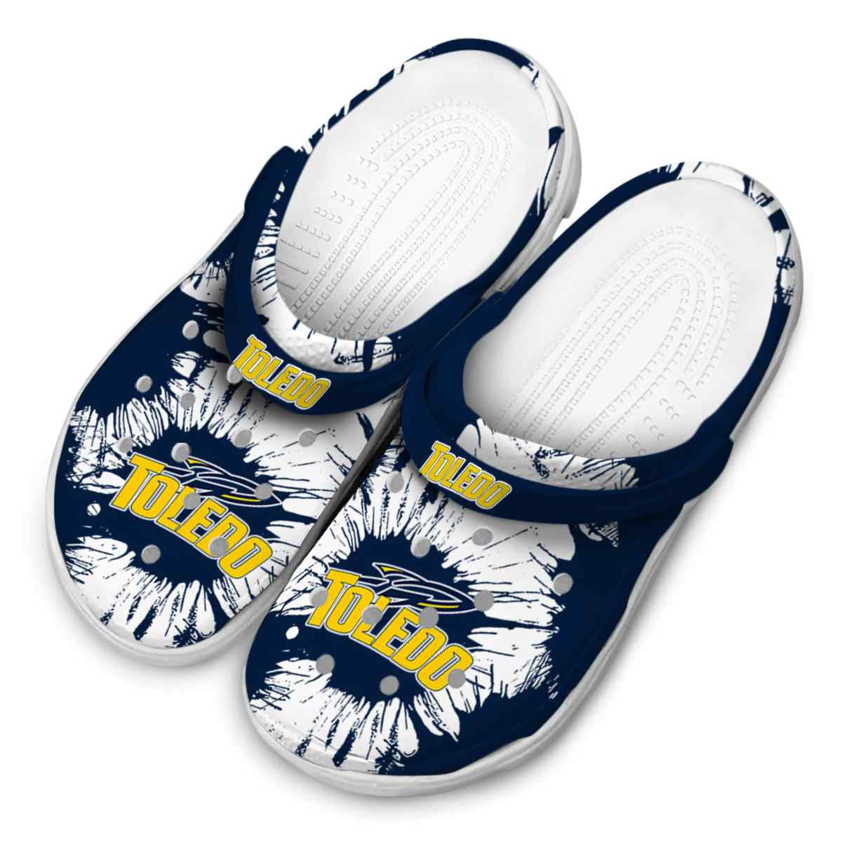 Toledo Rockets NCAA Sport Crocs Crocband Clogs Shoes Comfortable For Men Women and Kids - Image 4