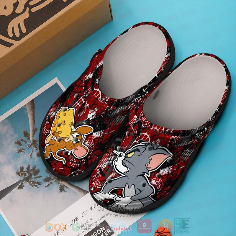 Tom and Jerry Cartoon Crocs Crocband Clogs Shoes Comfortable For Men Women and Kids