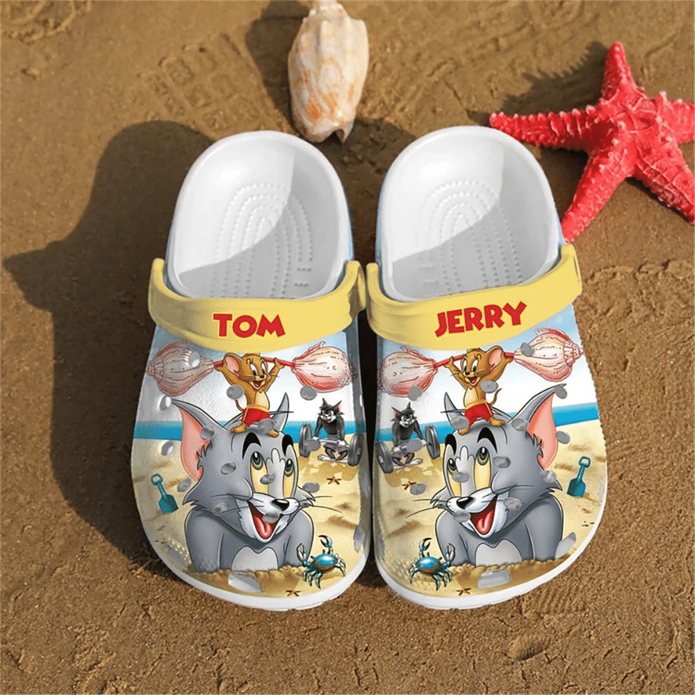 Tom and Jerry Crocs Clog Shoes