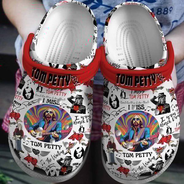 Tom Petty Music Crocs Crocband Clogs Shoes Comfortable For Men Women and Kids