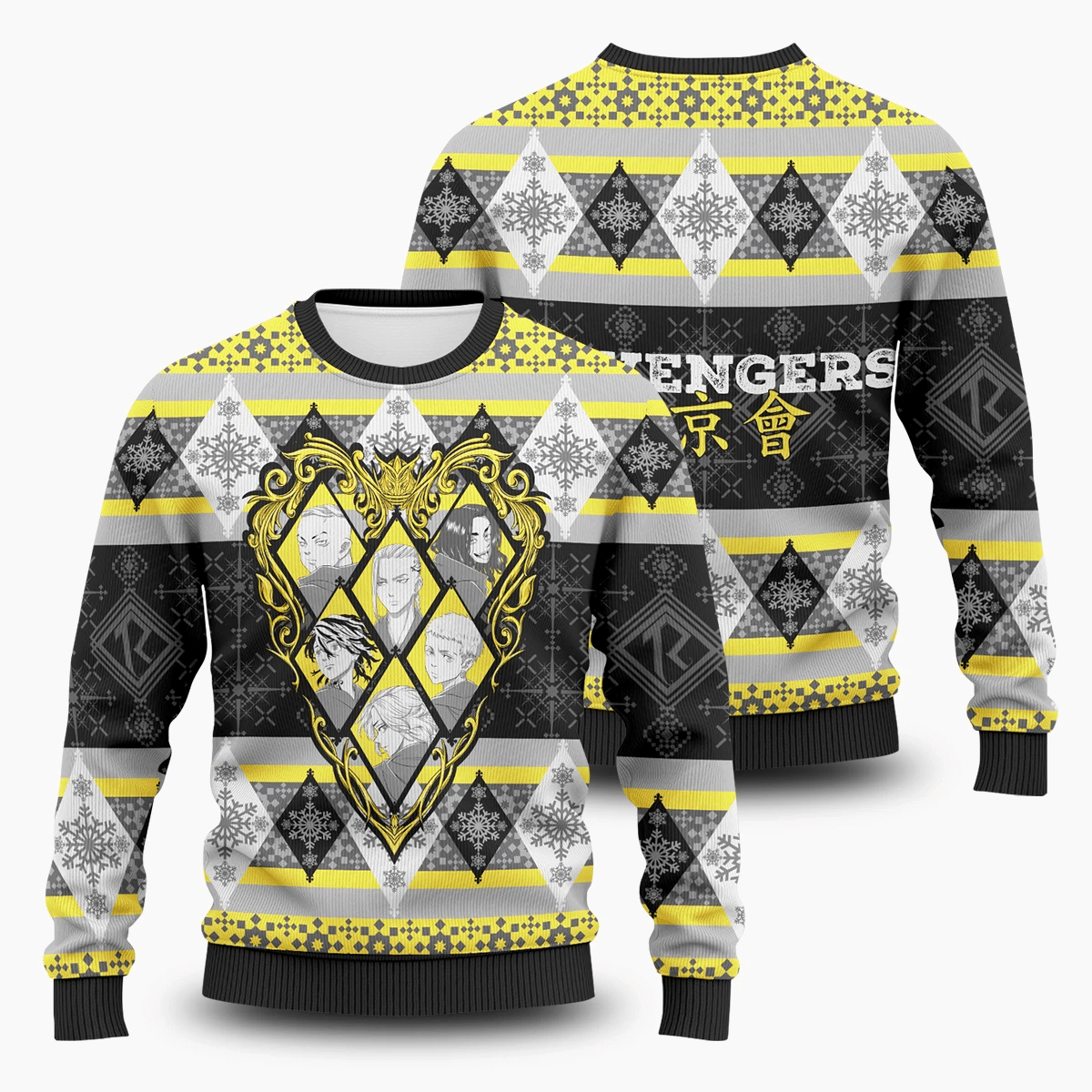 Toman Gang Xmas Ugly Christmas Sweater Adult 3D Funny Matching for family