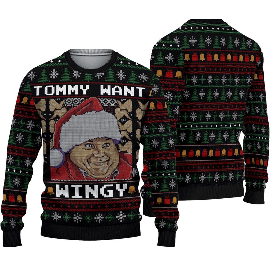 Tommy Want Wingy Ugly Christmas Sweater