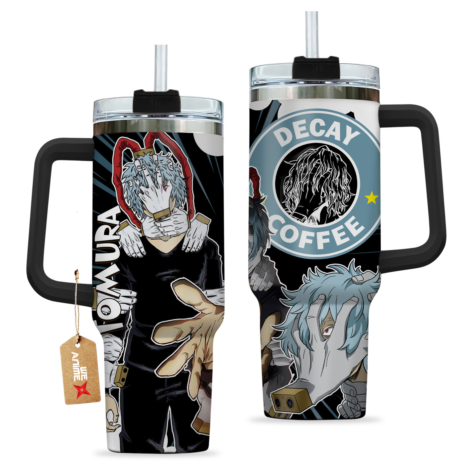 Tomura Shigaraki My Hero Academia Anime Custom Stanley Cup 40 oz 30 oz Tumbler With HandleTVC2301152 - Image 2