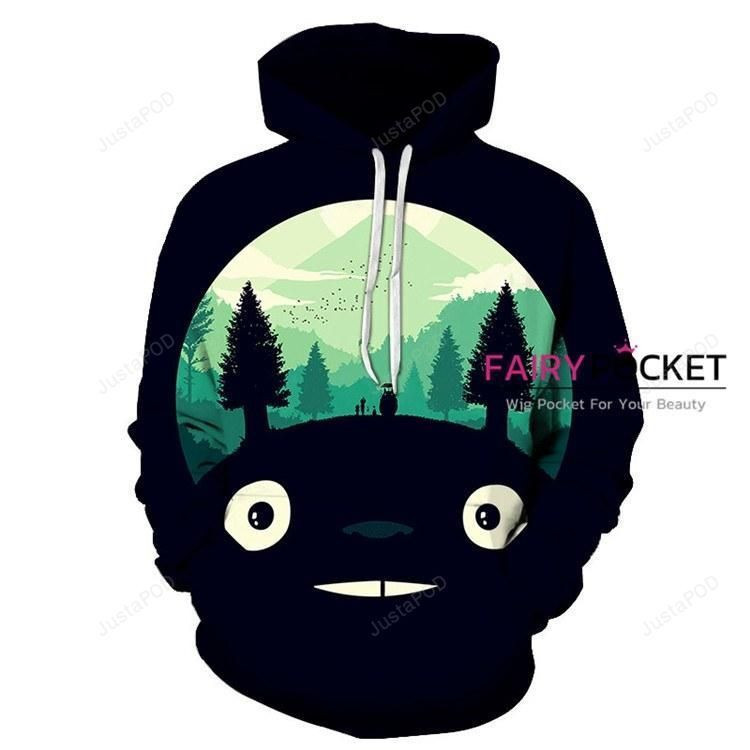 Tonari no Totoro 3D All Over Print Hoodie, Zip Hoodie