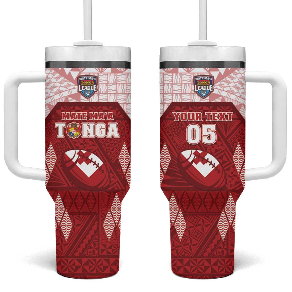 Tonga Rugby 2023 Pacific Championships Kupesi Ngatu Mate Maa Custom Stanley Cup 40 oz 30 oz Tumbler With HandleTVC2301360