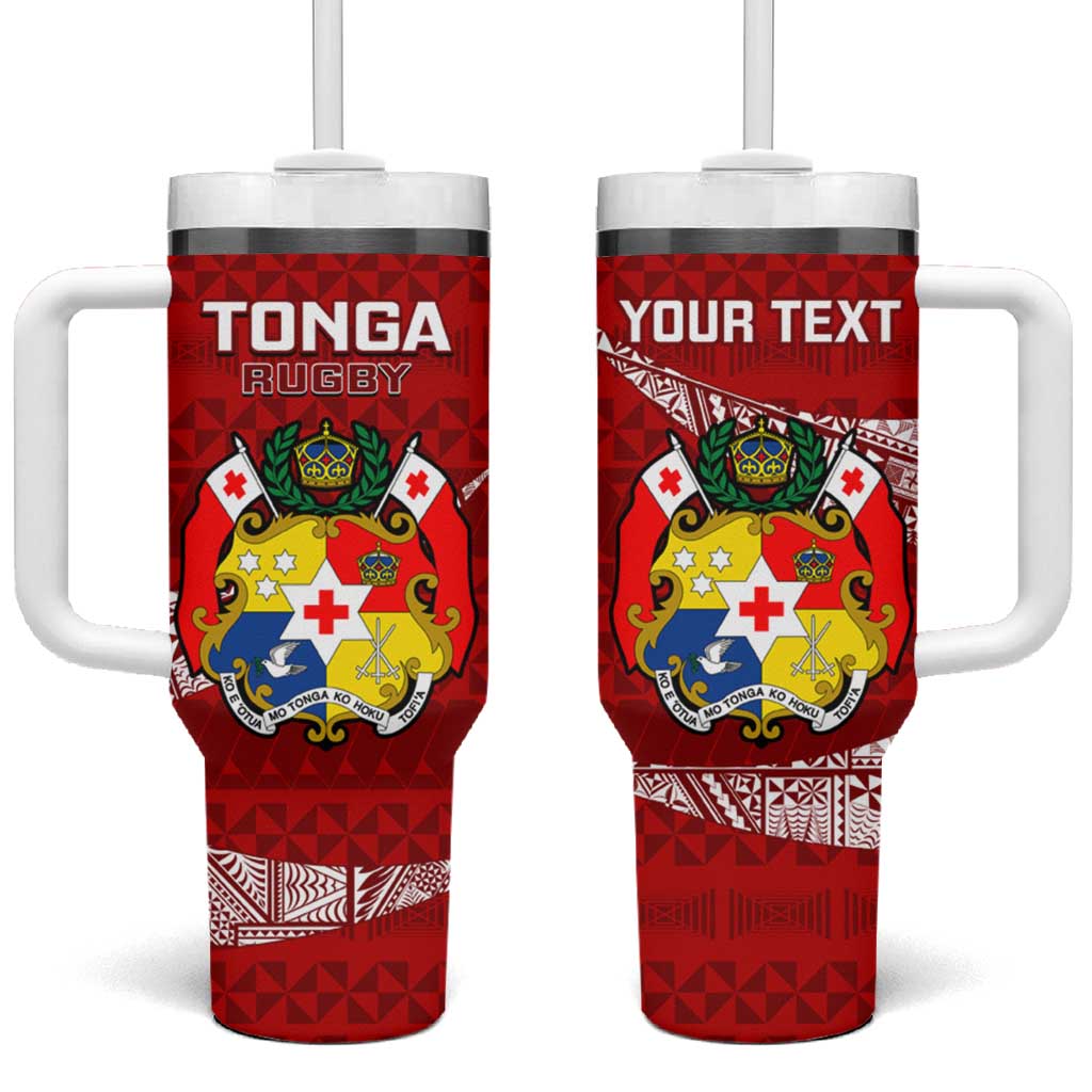 Tonga Rugby Ikale Tahi Tongan Ngatu Custom Stanley Cup 40 oz 30 oz Tumbler With HandleTVC2301362