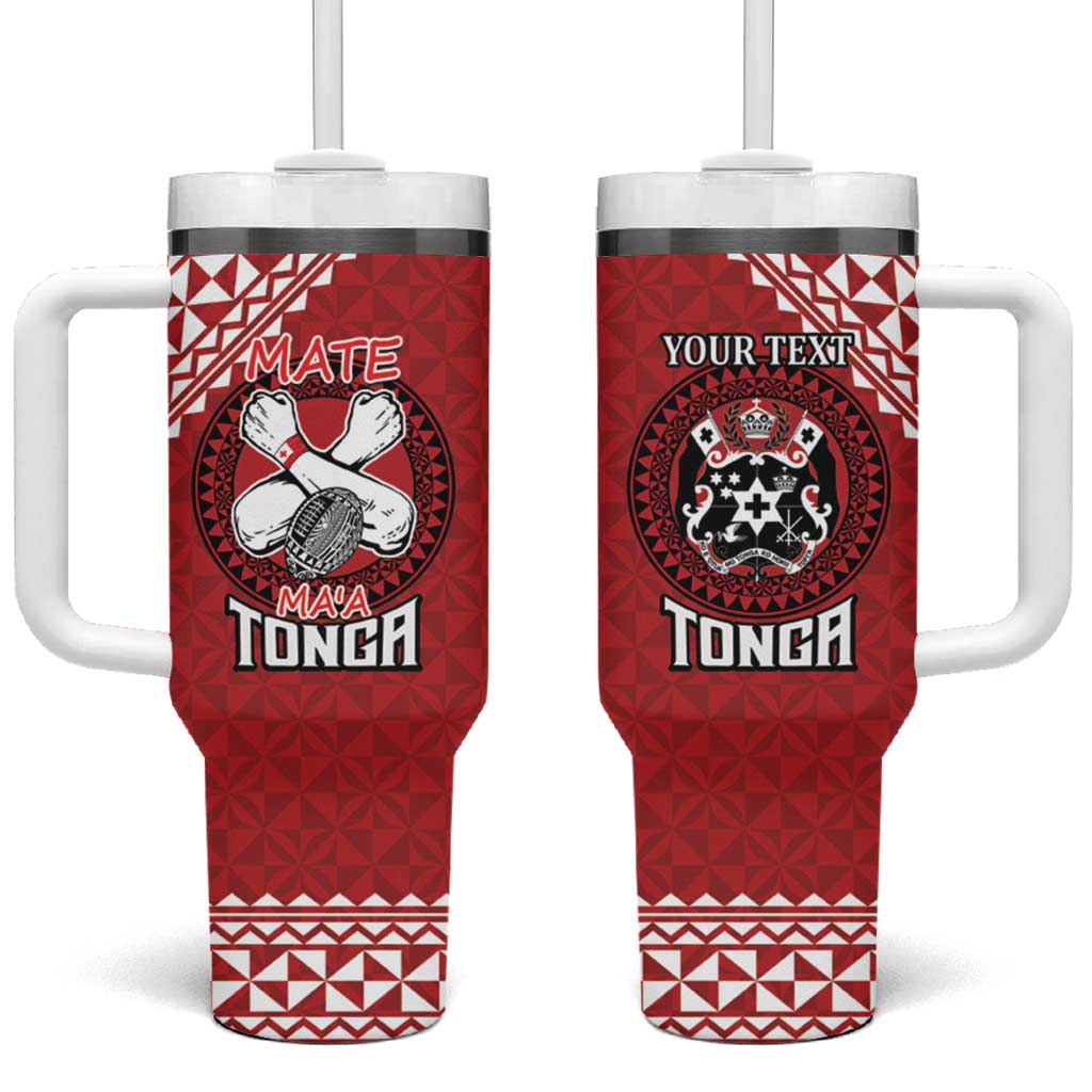Tonga Rugby XIII Mate Maâ€™a Tonga with Ngatu Custom Stanley Cup 40 oz 30 oz Tumbler With HandleTVC2301360