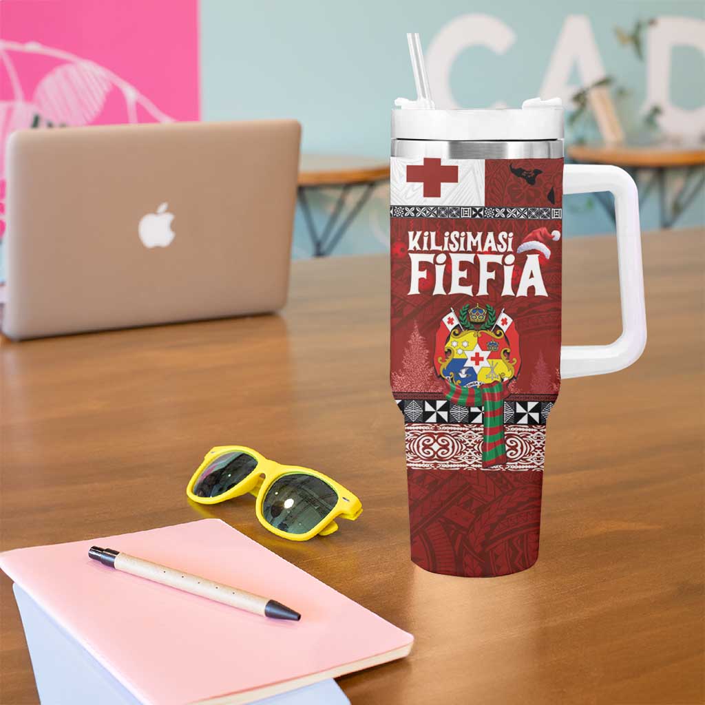 Tongan Christmas Kilisimasi Fiefia with Ngatu Art Tattoo Custom Stanley Cup 40 oz 30 oz Tumbler With HandleTVC2301402 - Image 5