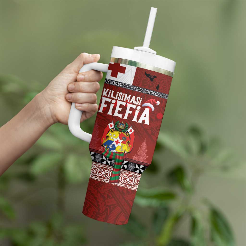 Tongan Christmas Kilisimasi Fiefia with Ngatu Art Tattoo Custom Stanley Cup 40 oz 30 oz Tumbler With HandleTVC2301402 - Image 3
