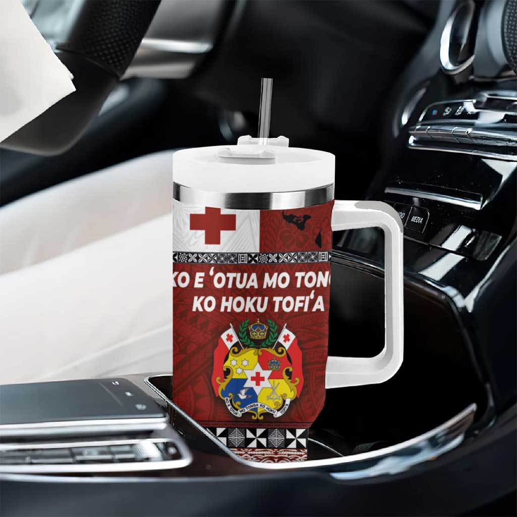 Tongan Culture Ngatu Art Tattoo and Emblem of Tonga Custom Stanley Cup 40 oz 30 oz Tumbler With HandleTVC2301371 - Image 8