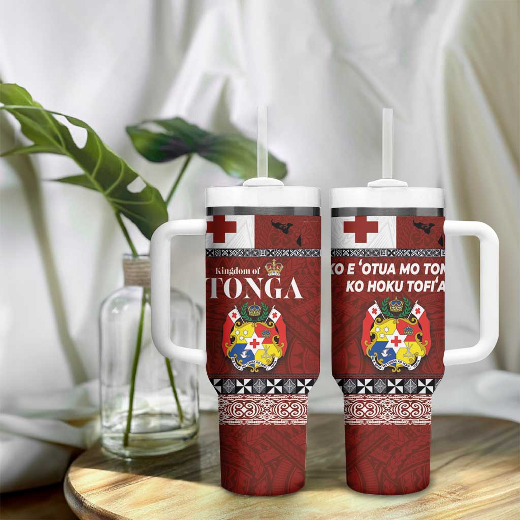 Tongan Culture Ngatu Art Tattoo and Emblem of Tonga Custom Stanley Cup 40 oz 30 oz Tumbler With HandleTVC2301371 - Image 9