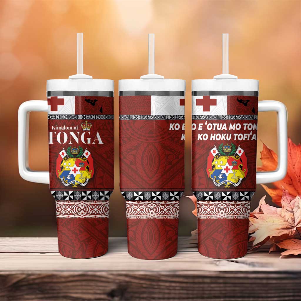 Tongan Culture Ngatu Art Tattoo and Emblem of Tonga Custom Stanley Cup 40 oz 30 oz Tumbler With HandleTVC2301371 - Image 4