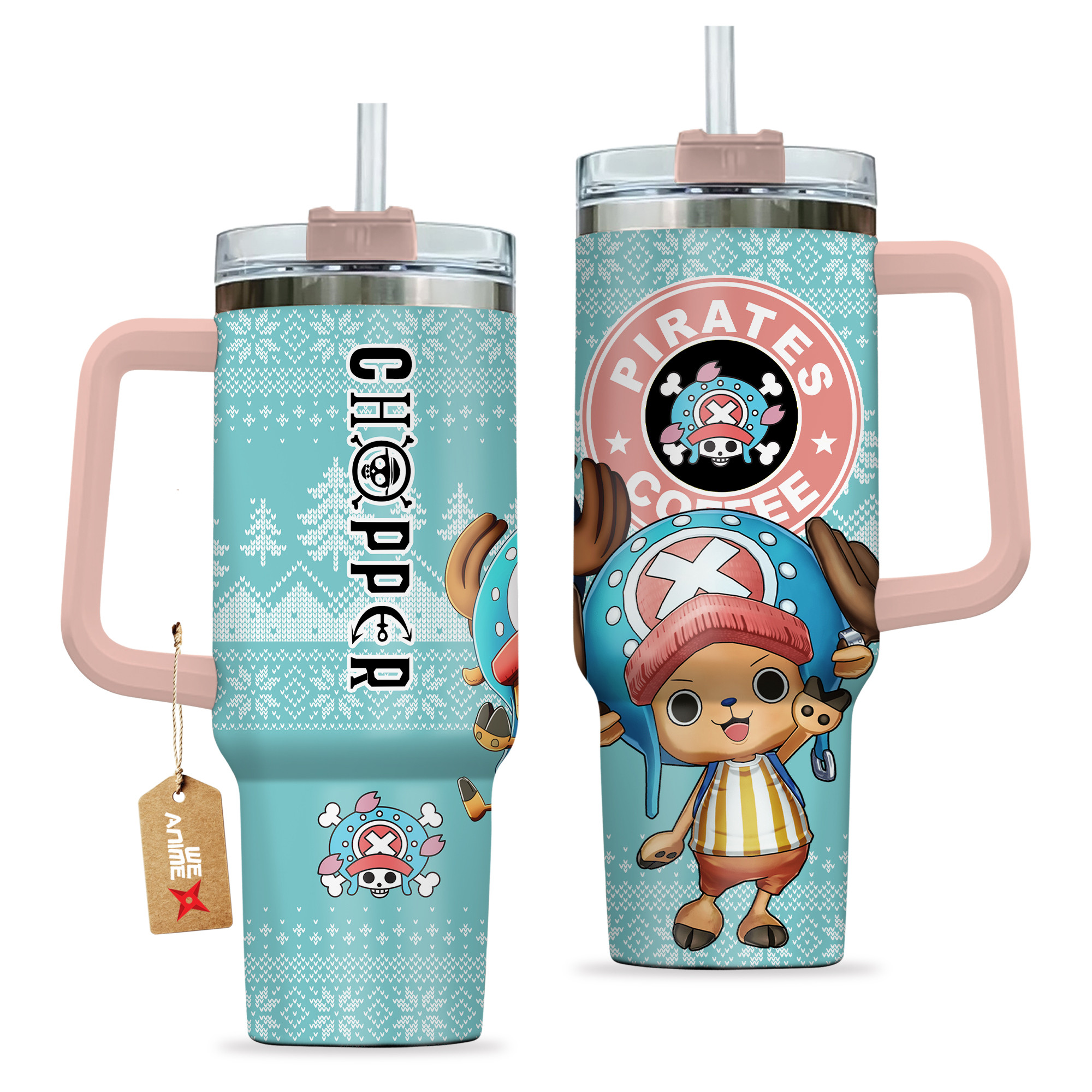 Tony Tony Chopper One Piece Anime Custom Stanley Cup 40 oz 30 oz Tumbler With HandleTVC2301158 - Image 2