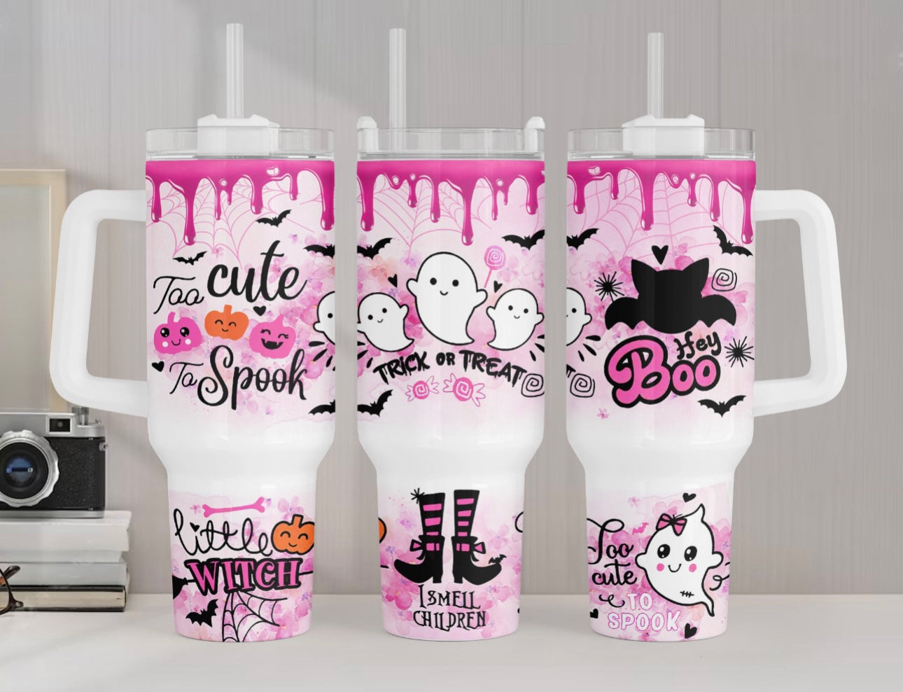 Too Cute Halloween Custom Stanley Cup 40 oz 30 oz Tumbler With HandleTVC2301752