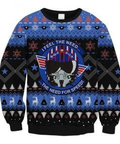 Top Gun Maverick Ugly Christmas Sweater Adult 3D Funny Matching for family