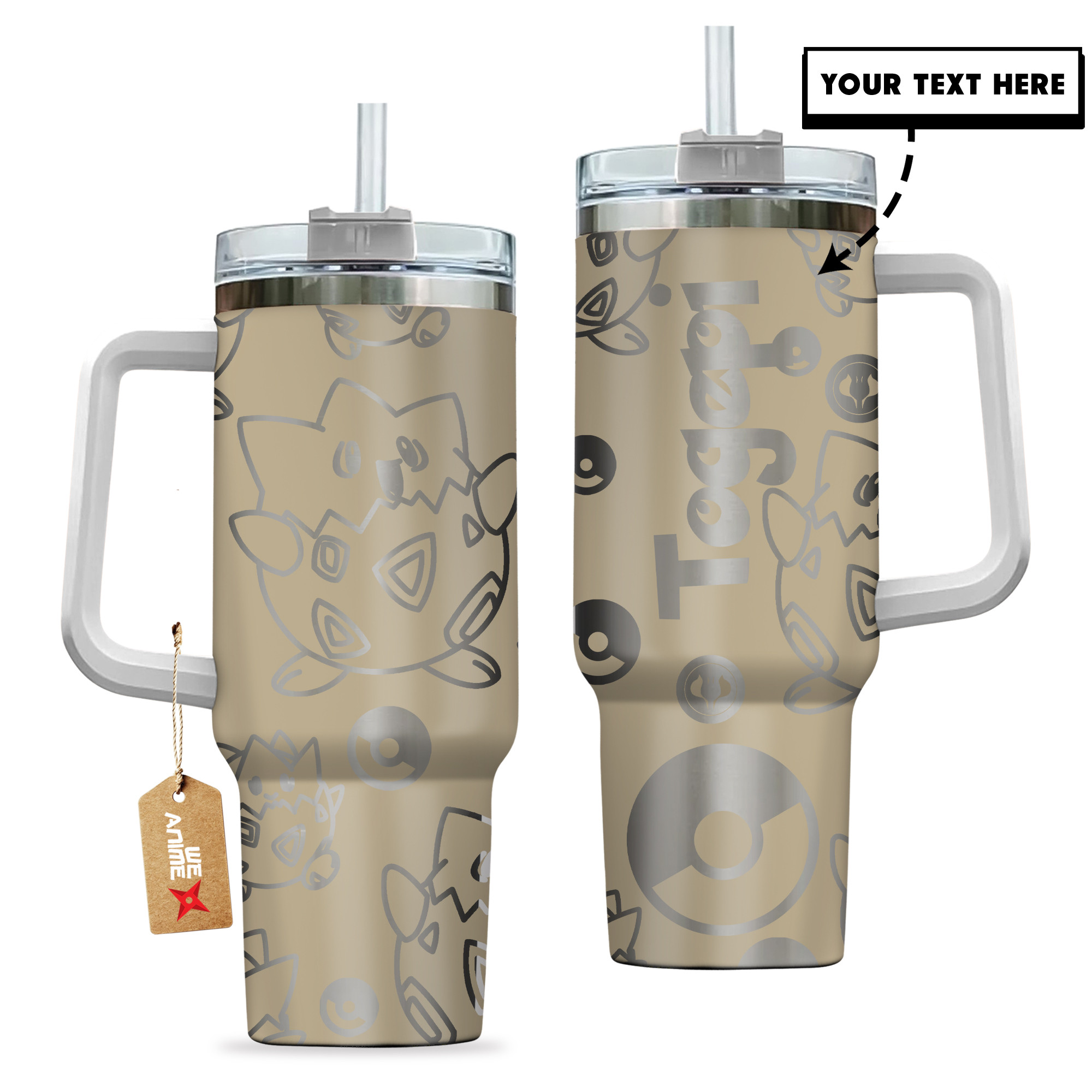 Topegi Pokemon Anime Custom Stanley Cup 40 oz 30 oz Tumbler With HandleTVC2301142 - Image 2