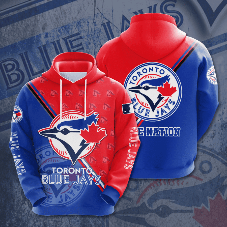 Toronto Blue Jays 3D All Over Print Hoodie, Zip Hoodie