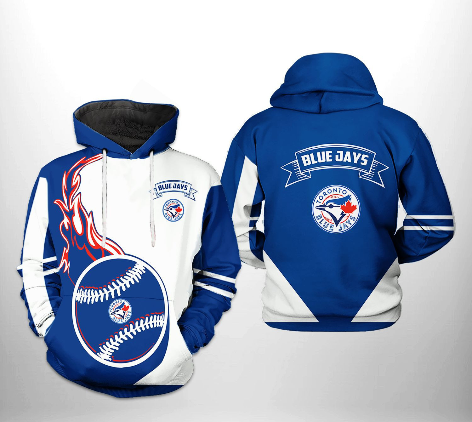 Toronto Blue Jays MLB Classic 3D All Over Print Hoodie, Zip Hoodie