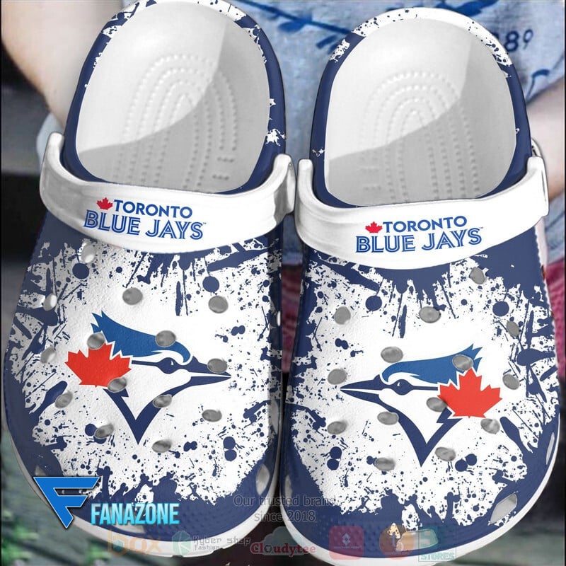 Toronto Blue Jays MLB Sport Crocs Clogs Crocband Shoes Comfortable For Men Women and Kids