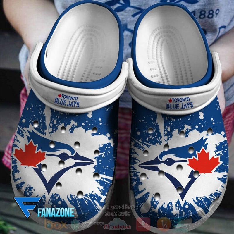 Toronto Blue Jays MLB Sport Crocs Clogs Crocband Shoes Comfortable For Men Women and Kids