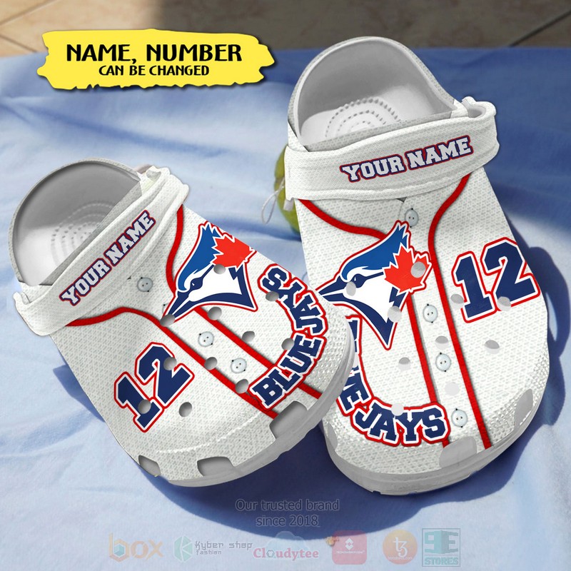 Toronto Blue Jays MLB Sport Crocs Crocband Clogs Shoes Comfortable For Men Women and Kids