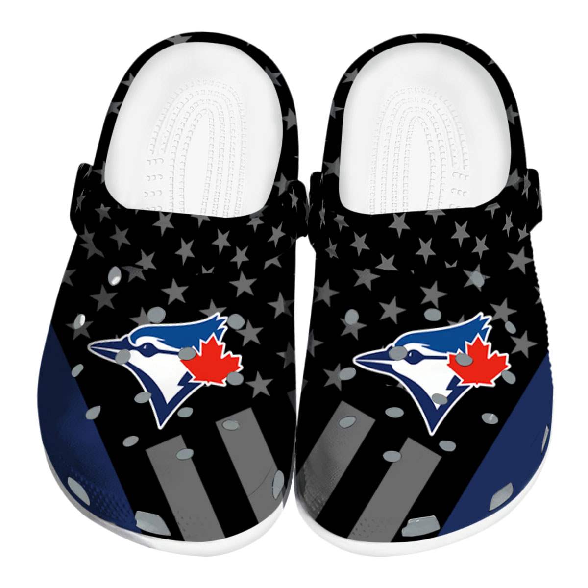 Toronto Blue Jays MLB Sport Crocs Crocband Clogs Shoes Comfortable For Men Women and Kids