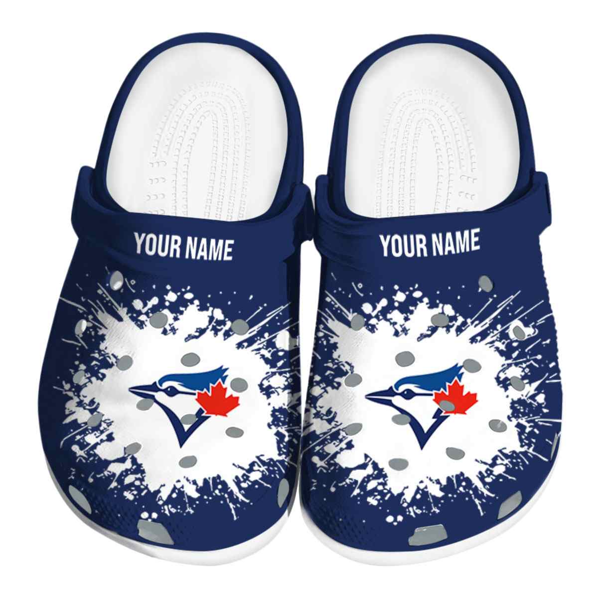 Toronto Blue Jays MLB Sport Crocs Crocband Clogs Shoes Comfortable For Men Women and Kids
