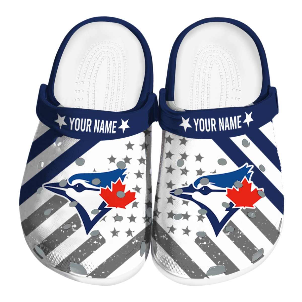 Toronto Blue Jays MLB Sport Crocs Crocband Clogs Shoes Comfortable For Men Women and Kids